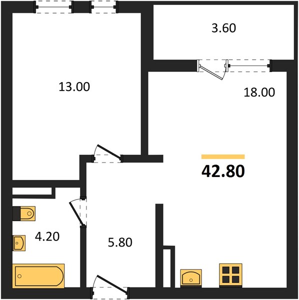 1-room
