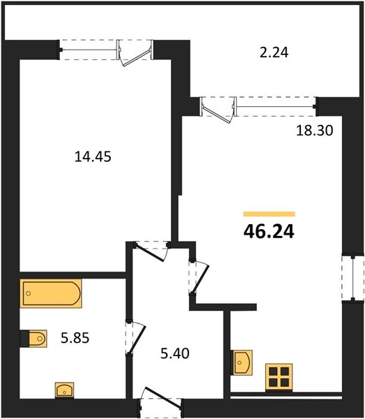 1-room