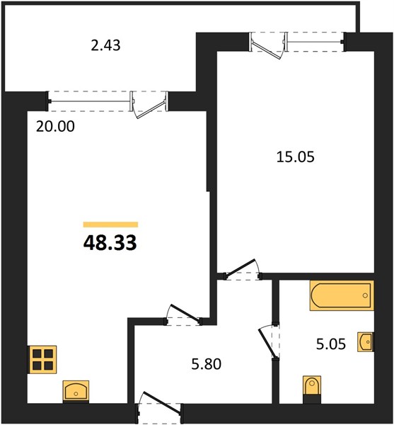 1-room