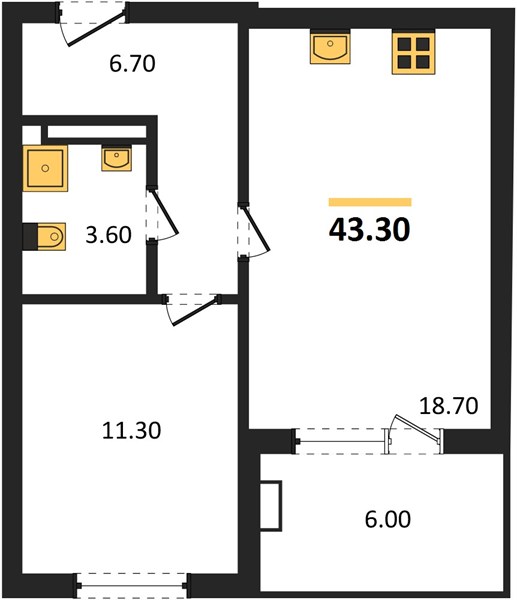 1-room