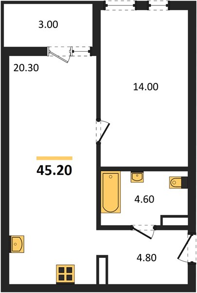 1-room