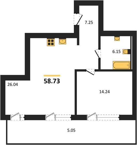 1-room