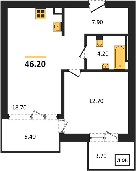 1-room