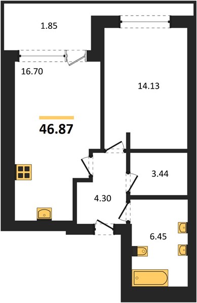 1-room