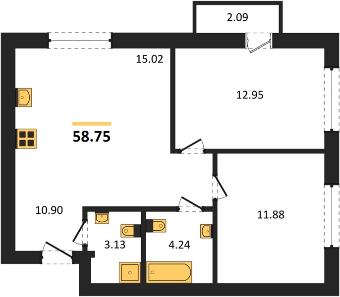 2-room