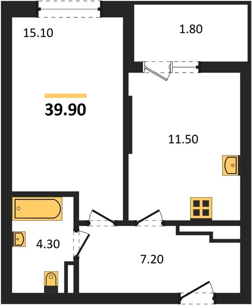 1-room
