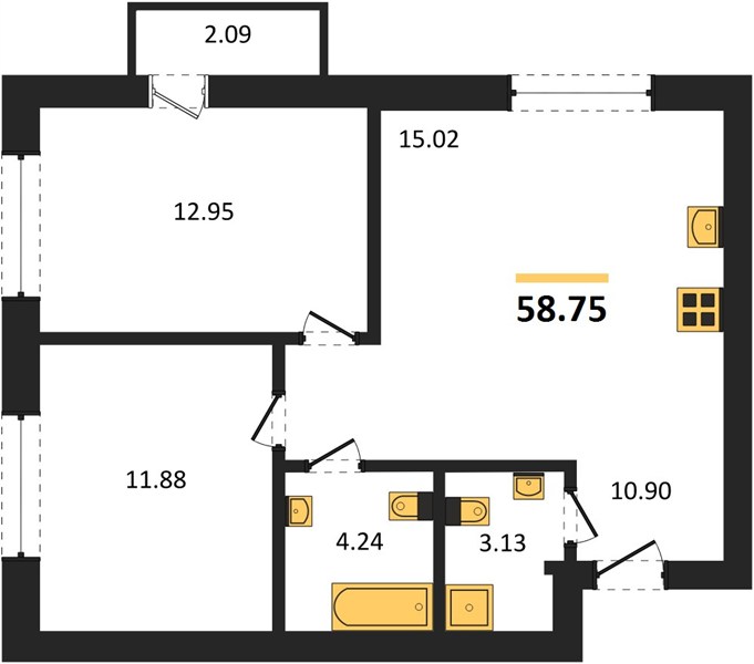2-room