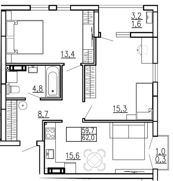 2-room
