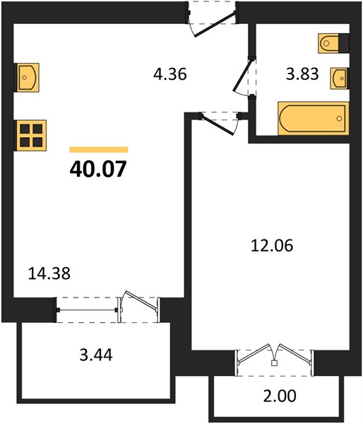 1-room