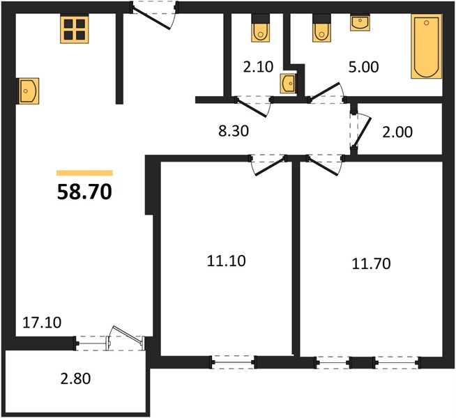 2-room