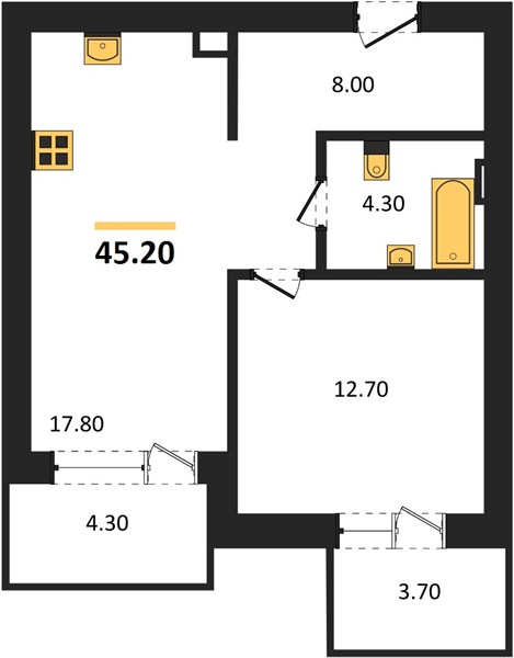1-room