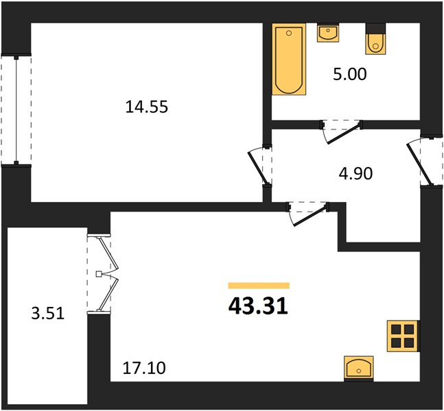 1-room