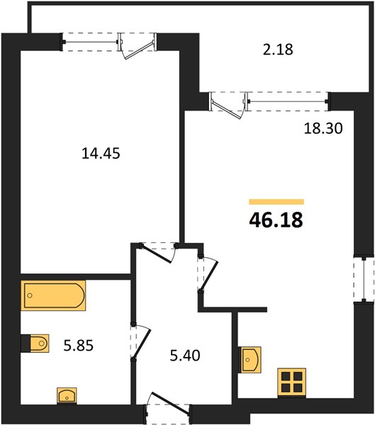 1-room