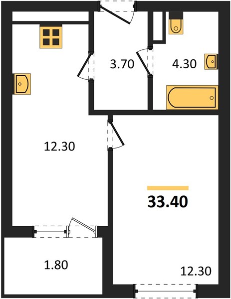 1-room