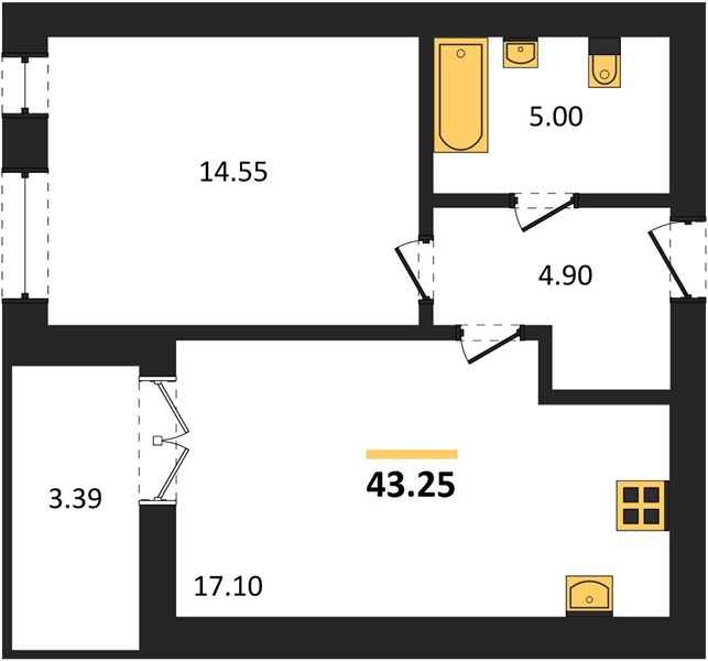 1-room
