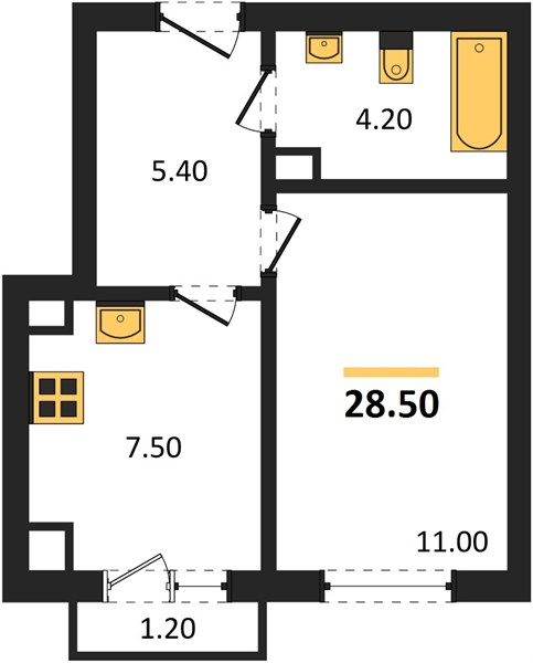 1-room