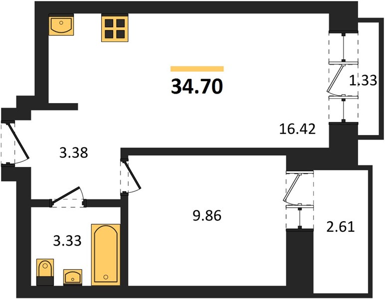 1-room
