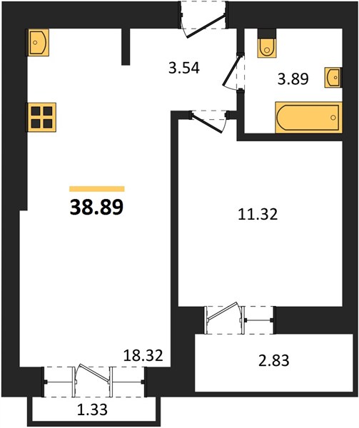 1-room